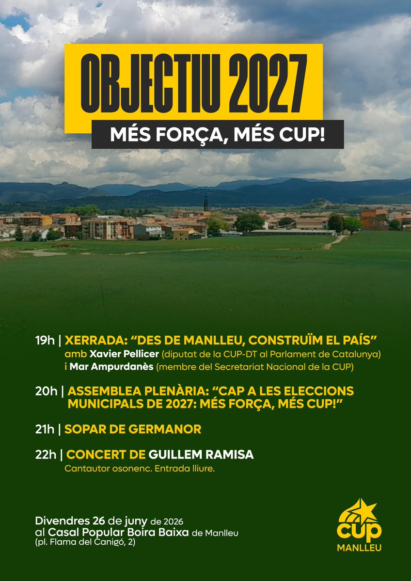 CUP Manlleu tweet media