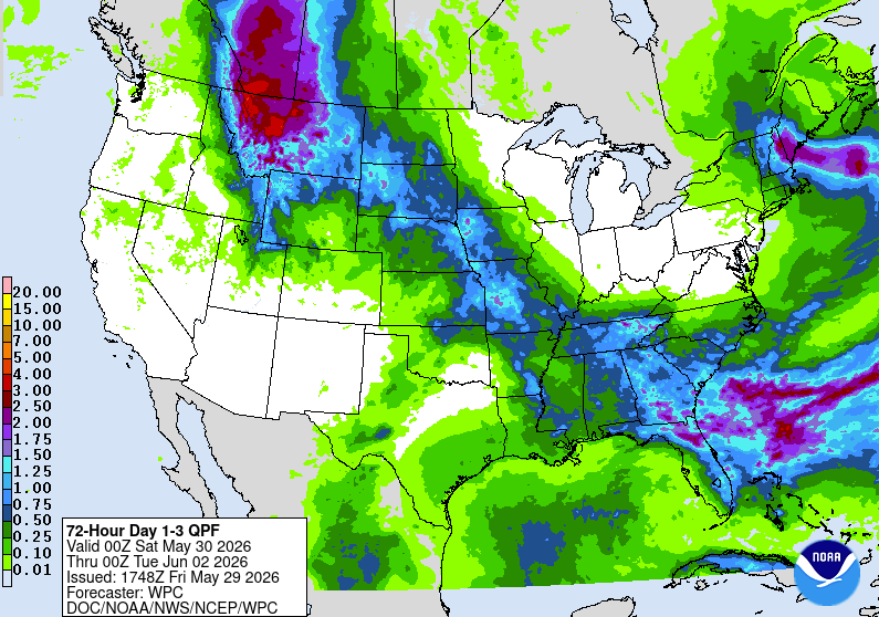 NWS Weather Prediction Center tweet media