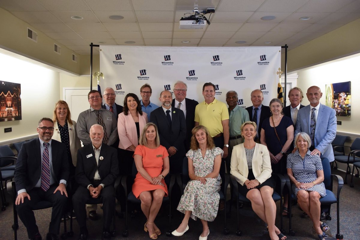 sethhersh's tweet photo. At a luncheon with lead donors featuring the State Librarian, the @wicolibrary Foundation shared its annual report and progress on the future Sarbanes Library.

$6.2M+ pledged by 300+ donors. Public funding is in place &amp; construction underway.

Report: https://t.co/p6Ftnnb9ce https://t.co/LBLgGfpEod