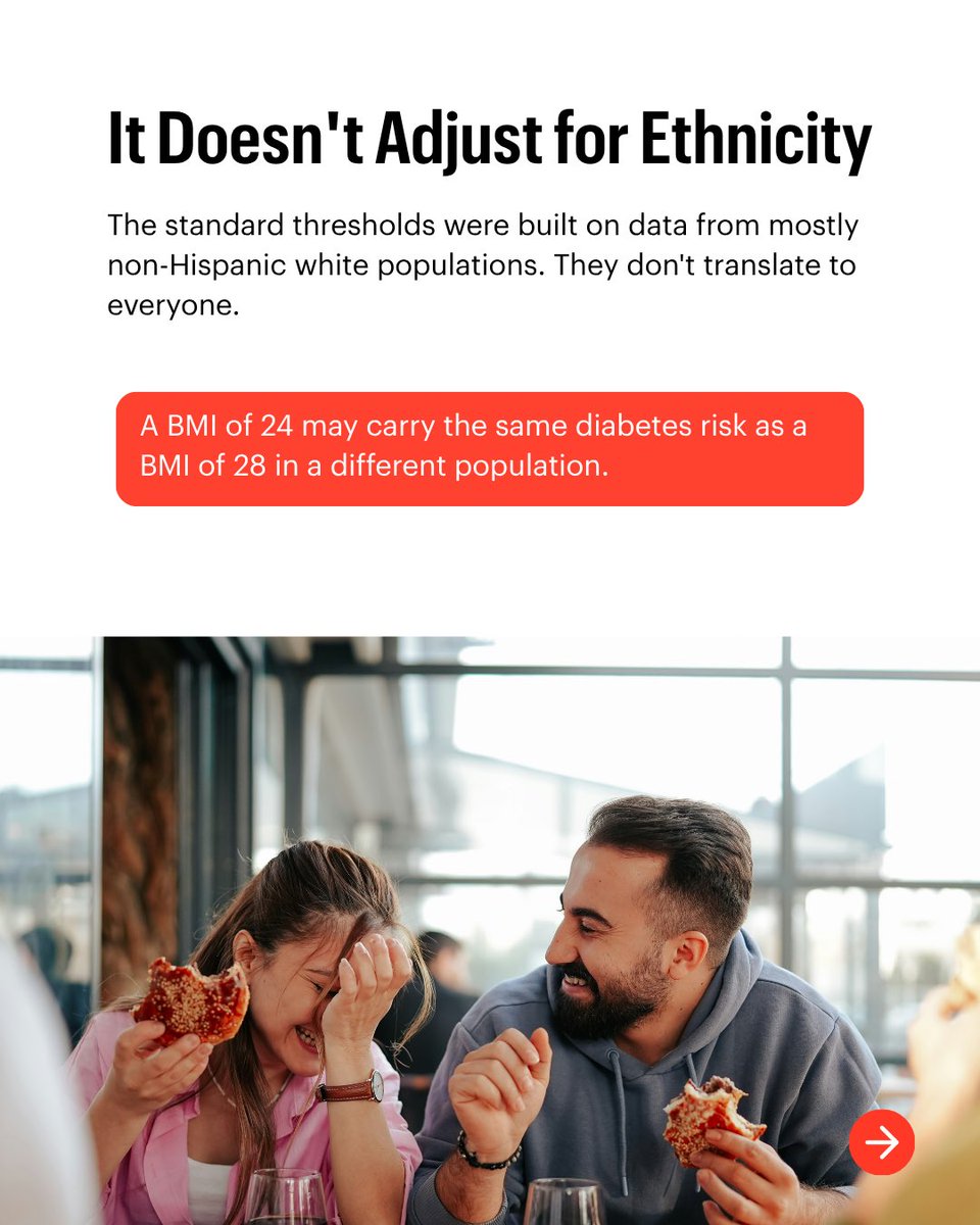zerolongevity's tweet photo. That’s why two people with the same BMI can have very different health pictures.

So instead of focusing on one number, it’s more useful to look at what’s actually going on with your body as a whole. 

#bmi #health #healthandwellness #weightmanagement #fasting https://t.co/qi2b97DeZ0