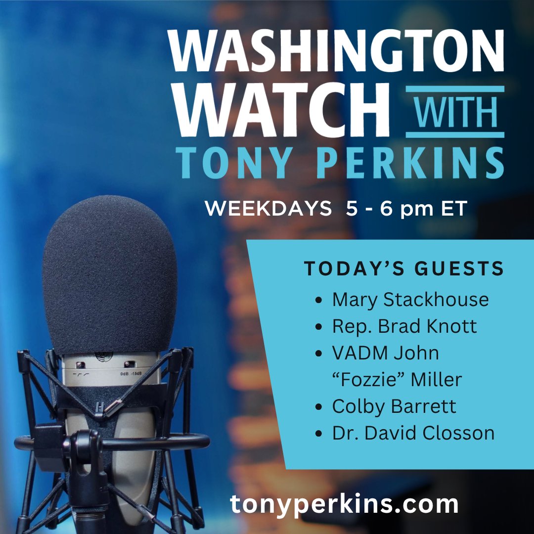 FRCdc's tweet photo. Washington Watch with guest host @CaseyHarper33:

Mary Stackhouse
@RepKnott
VADM John “Fozzie” Miller
Colby Barrett
@DavidClosson

We'll discuss U.S.-Iran negotiations, the White House Anti-Fraud Task Force, the Russia-Ukraine war, and James Talarico's abortion comments. https://t.co/EjSiLrFE1E