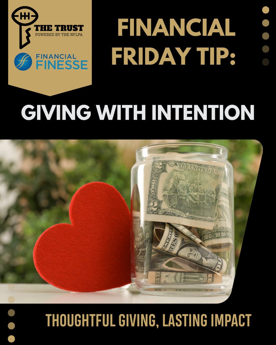 playerstrust's tweet photo. 💡 #FinancialFriday Tip from @Fin_Finesse: Be intentional with your giving. Set a budget, look for smart ways to give more value, and remember that your time can be just as powerful as your money. https://t.co/OUDPp4W0Hi