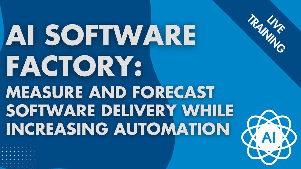 ClearMeasure's tweet photo. This webinar builds on the AI Software Factory demonstrations we have already done. Next up is measurement: throughput, DORA metrics, and forecasting.
June 2 | 2 PM CDT    
Check out the webinar: https://t.co/0tP4b3qqRC    

#AISoftwareFactory #DevOps https://t.co/vGEcxHBAvC