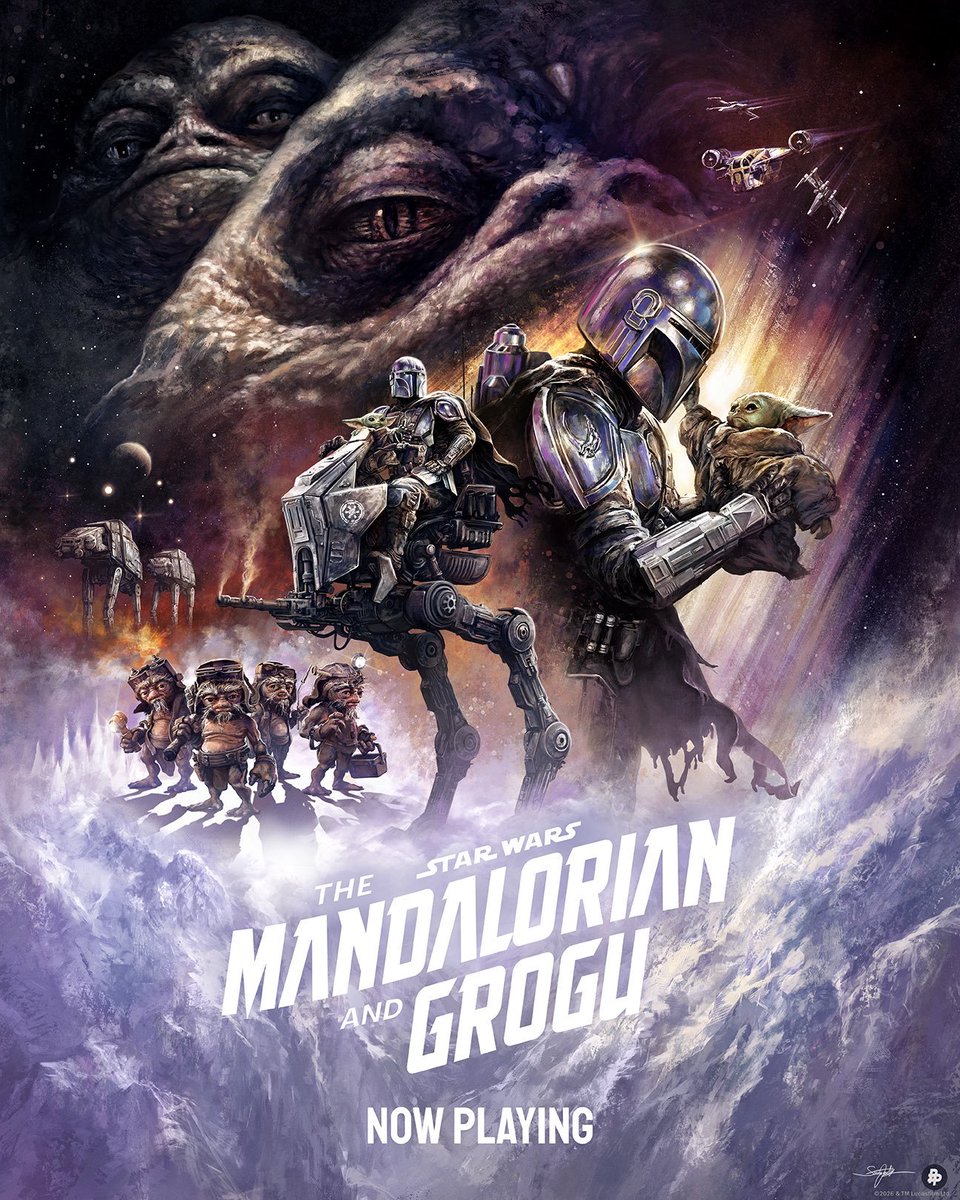Sybern007's tweet photo. The Mandalorian se queda a medio camino entre el evento cinematográfico y un episodio más de la serie. Aunque la acción, los efectos y el reparto elevan la experiencia, me hubiera gustado ver como apuestan a lo grande con el futuro de la saga... ✨🌌

#TheMandalorianAndGrogu📷 https://t.co/o1C3906llO