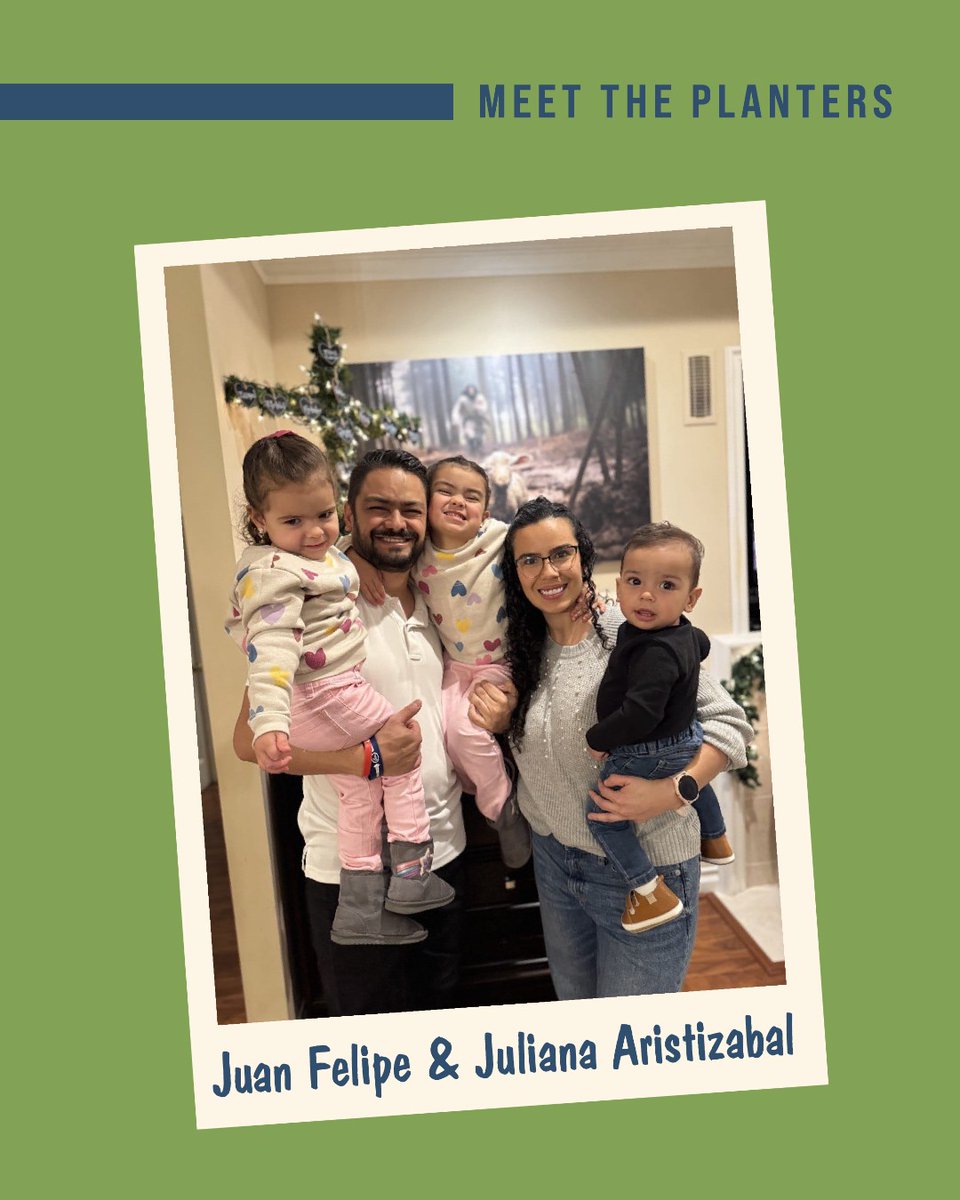 PlantingAlabama's tweet photo. Meet Juan Felipe and Juliana Aristizabal, who are planting Westwood en Español in Alabaster. Following a move from South Texas, they are now partnering with Westwood Baptist to expand Gospel presence in their community.

🙏 Pray for them and send a note: https://t.co/9KkGxfYngq https://t.co/Xshpai5akV