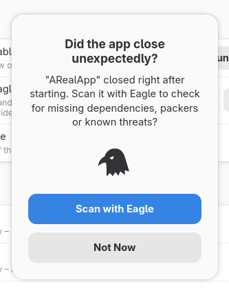 usebottles's tweet photo. Eagle in Bottles v64 will prompt you to scan the application if that instant-crash!

#Windows #Linux #OpenSource #Development https://t.co/LfBmKhxU8o