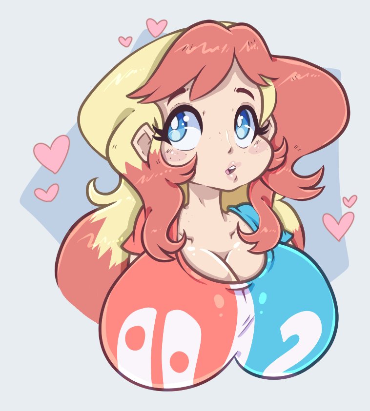 WispyLewds's tweet photo. Cristel bust doodle i did while messing around with her colors a bit, mixing my colors for her with ones from her Tomadachi Life Mii xD https://t.co/yxNVxTQFXk