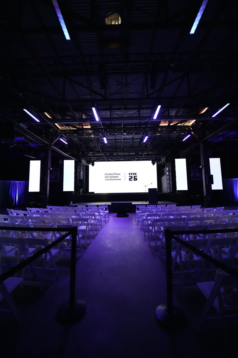 flutterflow's tweet photo. this event exists because of the FlutterFlow community.

#FFDC2026 marks 5 years of FlutterFlow. two days at The Midway: Campus, GenUI, an investor panel, three YC founders, a pitch competition, and more conversations about what people are building than we could keep up with.

thank you to the builders who showed up in person and online. both of you made this what it was.

tell us what you thought: https://t.co/fG3bJQ2wLf

it's a privilege to build for builders like you.