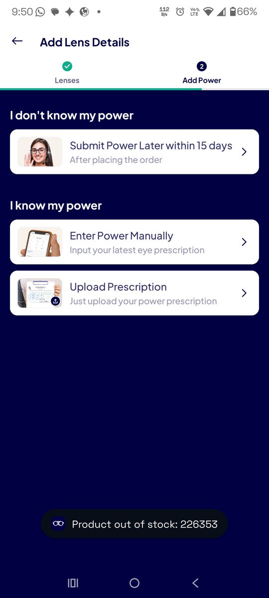 ArneshDe's tweet photo. @Lenskart_com PLEASE STOP SCAMMING CUSTOMERS. WHY ARE YOU MARKETING FALSE CAMPAIGNS. THE HUSTLR CLUB CAMPAIGN IS A COMPLETE SCAM. EVERY STEP THERE IS AN ISSUE. AND ONCE YOU SELECT THE POWER HOW CAN A PRODUCT BE OUT OF STOCK 

#LenskartScam #BoycottLenskart https://t.co/j29kDN9ROr