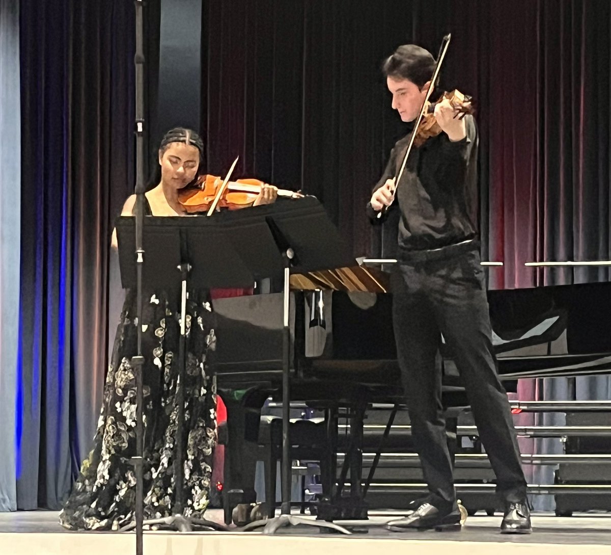 AbbotJo's tweet photo. Morningside Music bridging continents 🌎 through music, currently in 🇿🇼  
A privilege to listen to Soundscapes this evening  @Helleniczim Odeon in #Harare Another opportunity to see tomorrow Sat 30 May at Arundel Chapel at 3pm  🎶 🎹 🎻 🤝 
Not to be missed! https://t.co/jNIw4BqcR3