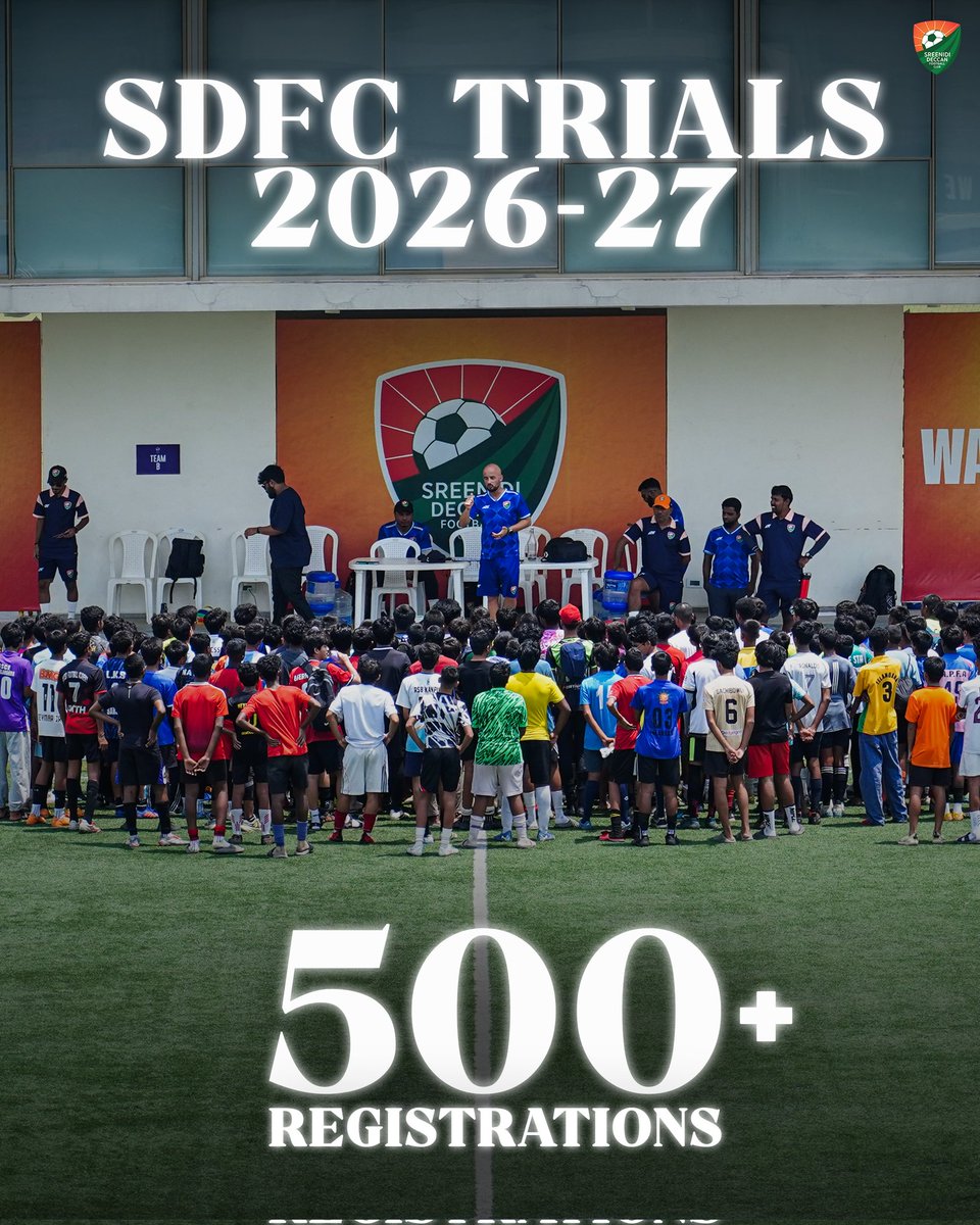 sreenidideccan's tweet photo. A successful 12-day trial campaign witnessed more than 500 talented youngsters showcase their passion, determination, and skills to earn a place in the #DeccanWarriors ⚔️ Elite Academy 🧡💚

#WeAreSDFC https://t.co/eGITTqQOnX