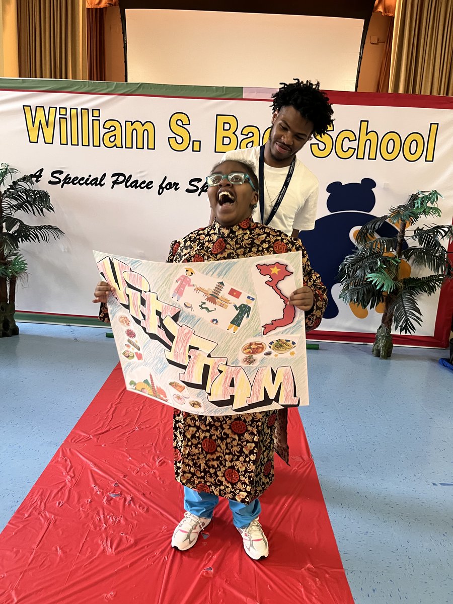 BaltCitySchools's tweet photo. At Baer, students celebrated Asian American and Pacific Islander Heritage Month by researching a country of their choice, creating informational posters, and in some cases wearing traditional clothing representing the country they studied. The activity gave students an opportunity to learn more about different cultures, histories, and traditions from across Asia and the Pacific Islands.