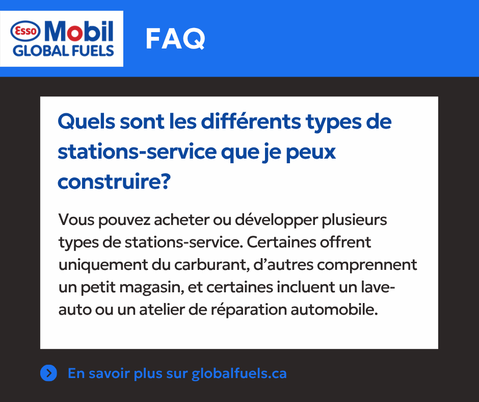 GlobalFuelsInc's tweet photo. Quel type de station-service pouvez-vous construire ? ⛽ Stations avec dépanneur, cardlock pour flottes ou combinaison des deux : plusieurs options pour développer votre entreprise. Trouvons la solution idéale ensemble. https://t.co/nK6uVioI37