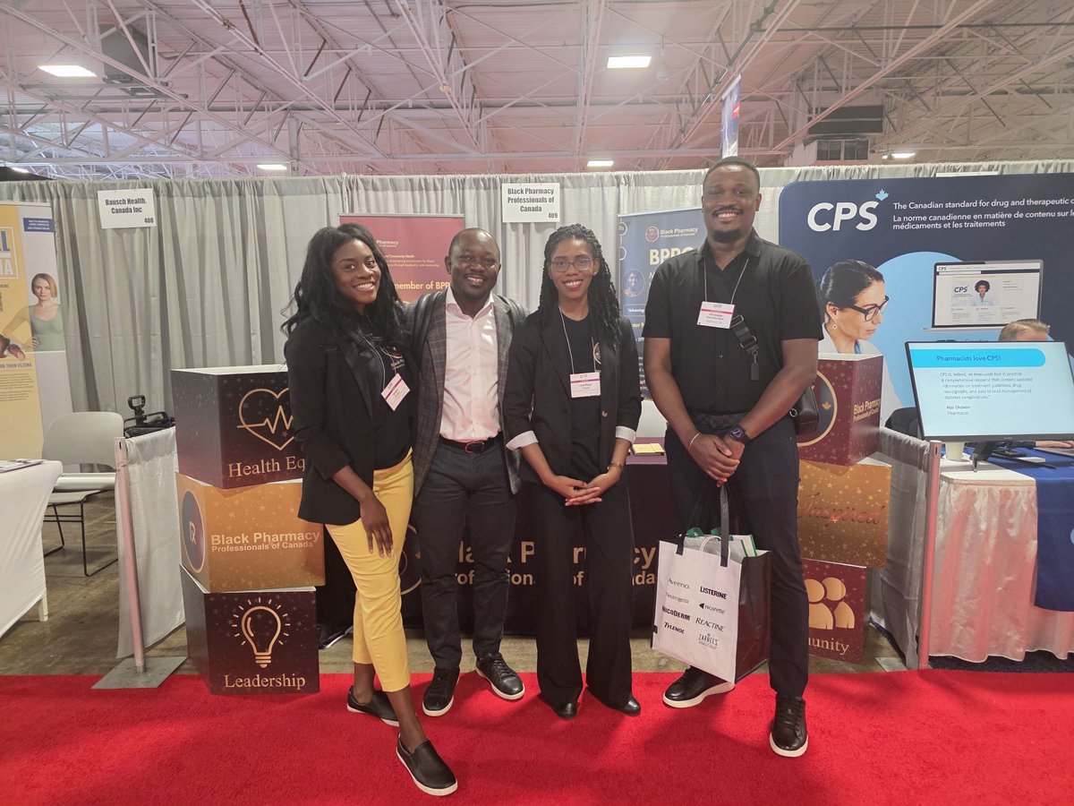 BPPCAN's tweet photo. We’re excited to showcase what BPPC does at the LCL/SDM Pharmacy &amp; Wellness Conference in Toronto! 🤎

Come visit our booth to learn more about Black Pharmacy Professionals in Canada and the work we’re doing to support diversity and representation in healthcare. https://t.co/T57W8xk7xQ