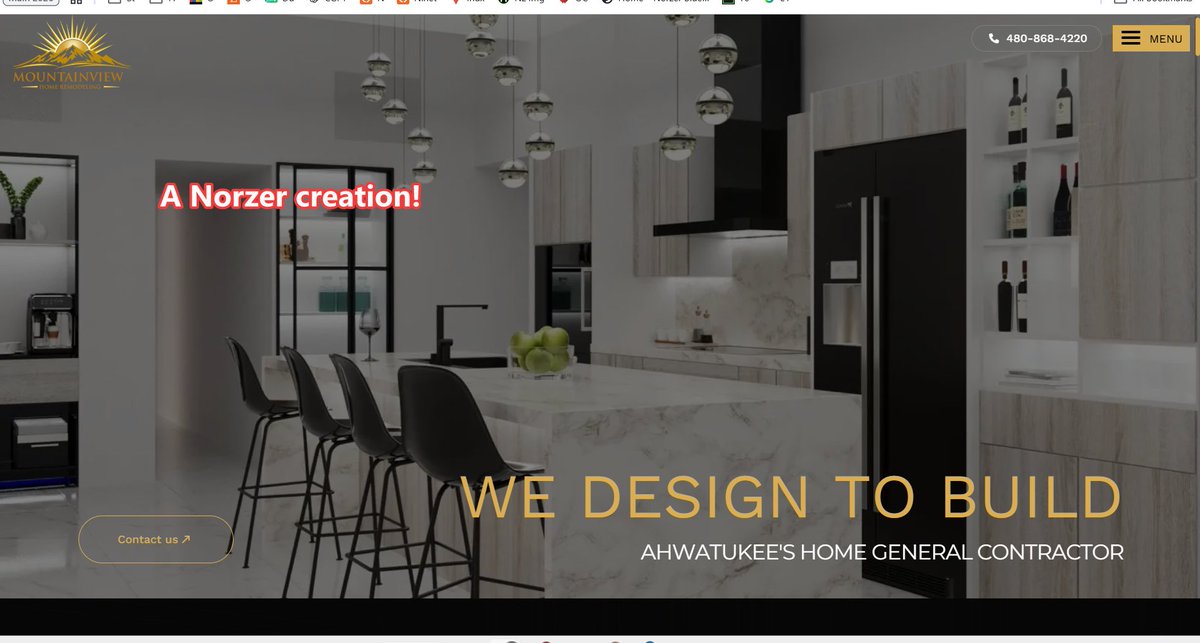 NorzerMe's tweet photo. Another website in the books!  Thank you to Tom and the entire Mountain View Home Remodeling team out there in Arizona! Now it's time to get leads!

#WordPress https://t.co/Zryxdn8ChU