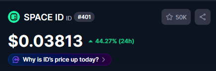 MDgg21's tweet photo. $ID #SPACEID token today 🔥 https://t.co/zXufi7uQ4B