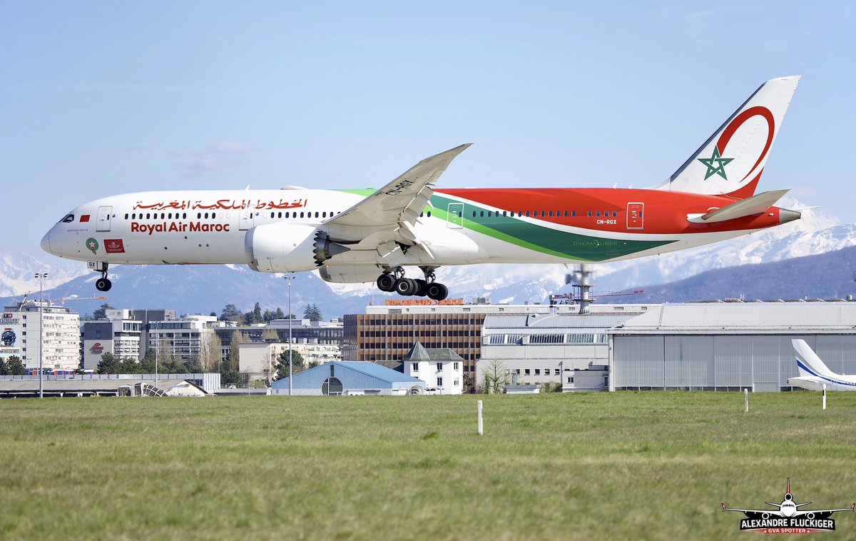 777er300's tweet photo. Royal Air Maroc 🇲🇦 
CN-RGX
Boeing 787-9 Dreamliner 
GVA 3-04-2026 🇨🇭
@royalairmaroc https://t.co/6wh0NcKxmi