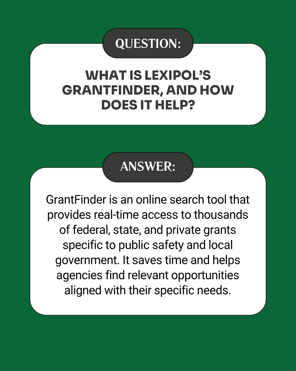 Lexipol's tweet photo. Grant funding can feel impossible when your team is already stretched thin. Swipe through to learn how agencies are finding funding opportunities, avoiding common mistakes and simplifying the grant process. https://t.co/TXoMyfDrDi https://t.co/oTMqxrKMfm