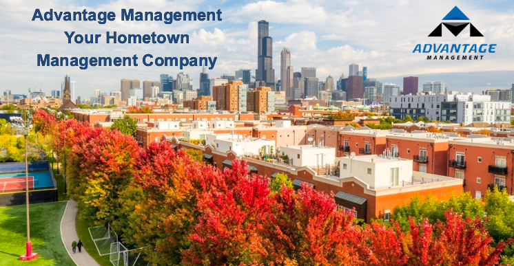 AM_PropMgmt's tweet photo. Looking for a new management company? We are your hometown Management Company! Call us for all of your property management needs. 312-475-9400 #WeAreYourAdvanage #AdvantageManagement #CondoManagement #Hometown #AssociationManagement https://t.co/Xgi5BzIbIx