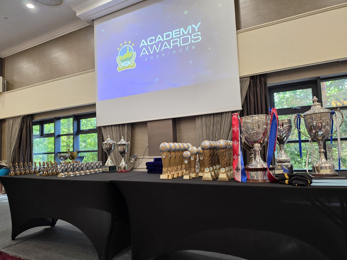 LinfieldAcademy's tweet photo. 𝐀𝐜𝐚𝐝𝐞𝐦𝐲 𝐞𝐧𝐝 𝐨𝐟 𝐬𝐞𝐚𝐬𝐨𝐧 𝐝𝐢𝐧𝐧𝐞𝐫 

This evening we will have live updates from the Academy end of season Dinner &amp; Awards night kicking off at 7pm 💙 https://t.co/nTc3QxCUn9