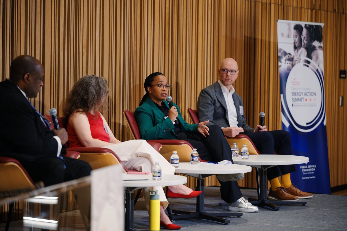 DC_PSC's tweet photo. Thank you to everyone who attended or participated in Day One of the 2026 District of Columbia Energy Action Summit! The panels, discussions, and remarks provided valuable, actionable insights that will help improve energy affordability for all District residents. Watch a full recording: https://t.co/siavT1sX8T