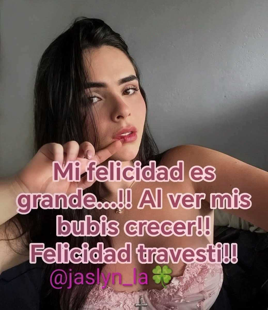 jaslyn_la's tweet photo. LA TRANSFORMACIÓN QUE LLEVA A DONDE NOSOTRAS DESEAMOS QUE NOS CONVIERTE EN UNA FELICIDAD GRANDE, CON TODO MI AMOR Y DESEO JASLYN LA TREMENDA 🩷🩷🩷🩷 https://t.co/WgBYOfsw2p