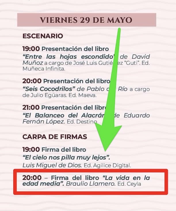 bllamero's tweet photo. Esta tarde nos podemos ver en la Feria del Libro de Zamora. ¿O de verdad creéis que solo existe la de Madrid? 🙃 https://t.co/zDA4Pp8R6A