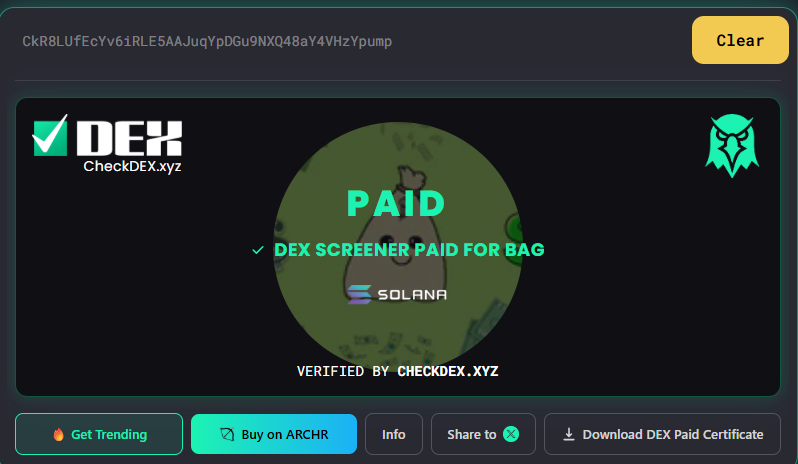 RoccoFast's tweet photo. @smilo_jones dex paid 🚀🚀🚀🚀 https://t.co/lc6ksFycHl