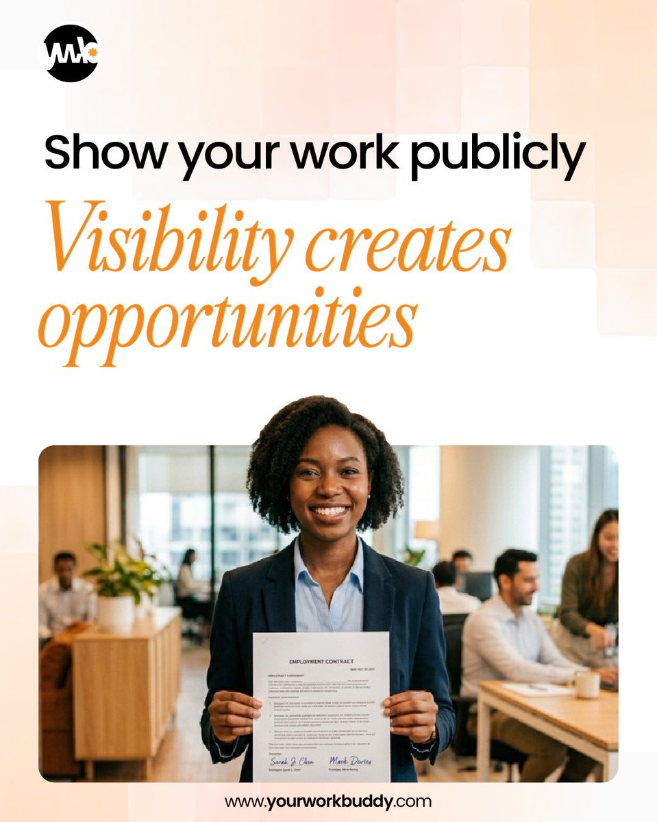yourworkbud's tweet photo. The people growing faster usually do a few things well:

• build consistently
• communicate clearly
• stay visible
• solve practical problems

The market rewards clarity more than noise. Keep growing!

#careertips #earlycareers #techjobs #techprofessionals #yourworkbuddy https://t.co/0vPaHBDMEd