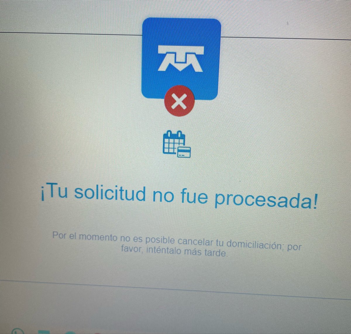 Paco_Rodo's tweet photo. Llevo más de 3 meses queriendo cancelar la domiciliación de mi servicio en Telmex y nunca me deja desde la app desde la página y nada @Telmex @TELMEXSoluciona https://t.co/pde0qDmtP4