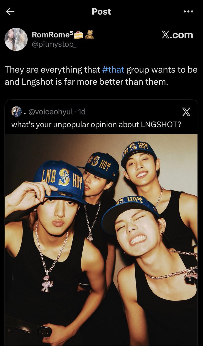 samisoulx's tweet photo. I mean this in the most non shady way. This group will never be able to thrive on their own as long as their “fans” keep trying to compare them to Cortis or being shady towards Cortis to uplift them. They will remain in Cortis’s shadow as long as you keep doing that. https://t.co/7Bp52u7bLH