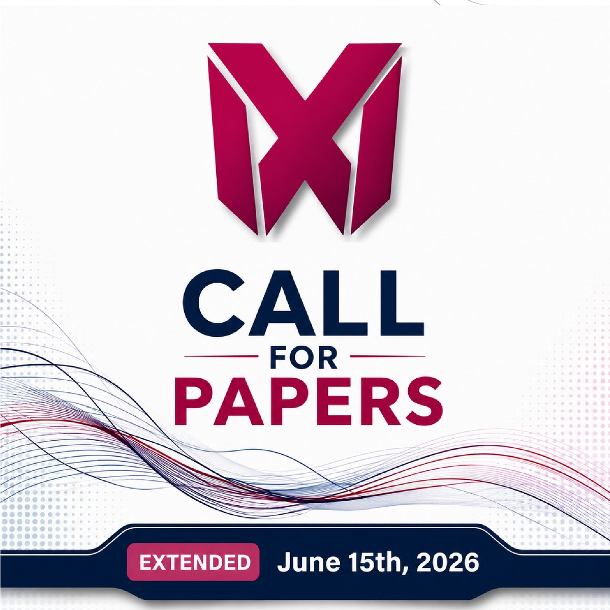 mexihc's tweet photo. 📢 The #MexIHC2026 Call for Papers deadline has been extended!

⏰ New deadline: June 15, 2026

📩 Acceptance notification: August 7, 2026
🗓️ Conference: October 27–30, 2026
🔗 https://t.co/zsXUtRWKqz https://t.co/f4YOCLMPWi