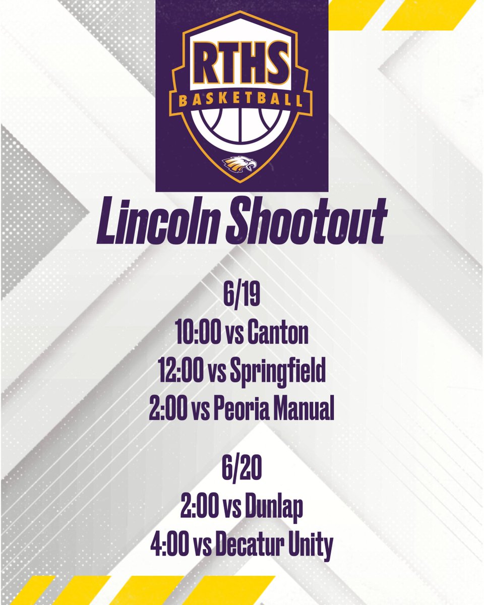 RthsHoops's tweet photo. 🦅🏀
Summer schedule is finalized with times and opponents. Love the challenges and different styles we will see this summer to prepare us for November! https://t.co/6ESo7GrHby