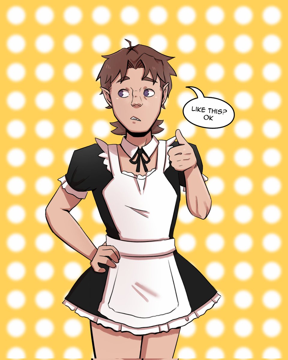 TheFriizing's tweet photo. @Mia_Mochano Hello hello! Here's my OC in a dress, for whatever reason :D https://t.co/Uortj4oWou