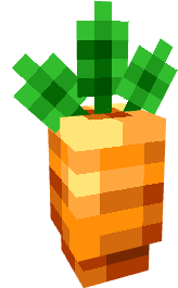 nagitheburgermu's tweet photo. Carrots 🥕✨️  
#minecraft #mod #resourcepack #animation #custommodel https://t.co/fCArIvpTf7