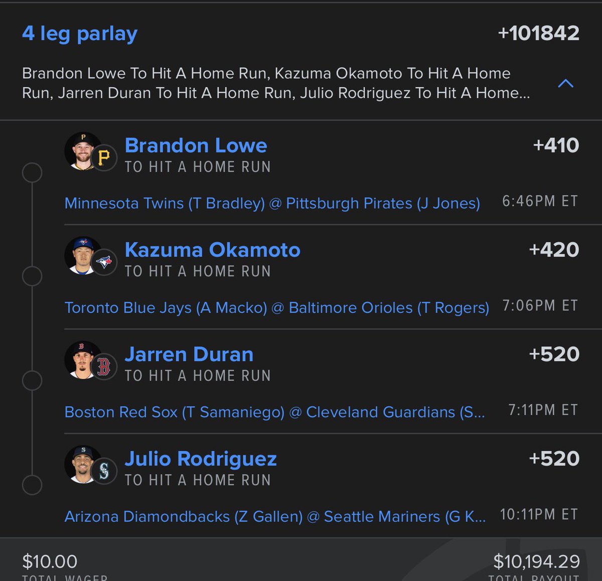 alohapicks's tweet photo. How to turn $10 into 10k

@Playbook https://t.co/BmevOwbpkU