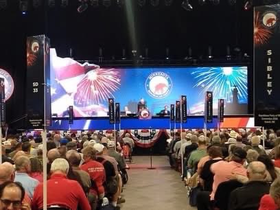 Wikstrom2026's tweet photo. I am here at the GOP State Convention and Wow what a crowd! Over 2,200 delegates and alternates here making their voice heard! Our party is growing stronger together! #WIKSTROM #wikstromforcongress #mngop #duluthmn #stateconvention https://t.co/uLOE8KpAJU