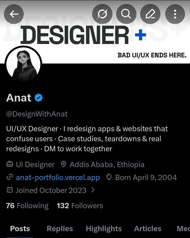 DesignWithAnat's tweet photo. 132 followers in 24 hours 🥳

Didn’t expect this at all.
Thank you everyone supporting, liking, replying, and following the journey ✨
Let’s connect, create cool things, and grow together 🚀

So here’s a challenge:

If we hit 250+ followers in the next 24 hours, I’ll design a FREE landing page or portfolio for one random follower 👀

No catch. Just wanna give back to the community 🤝