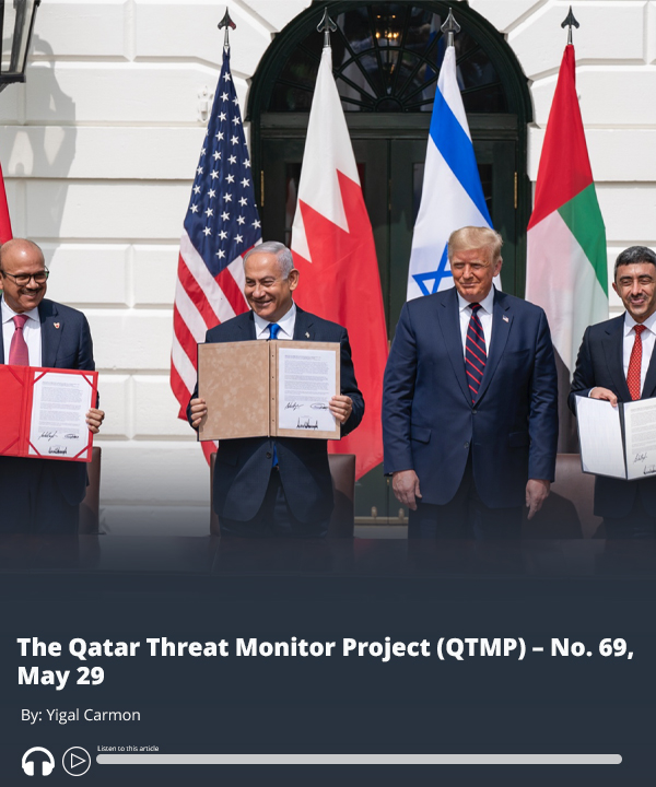 Read analysis by #MEMRI President @YigalCarmon: The #Qatar Threat ...