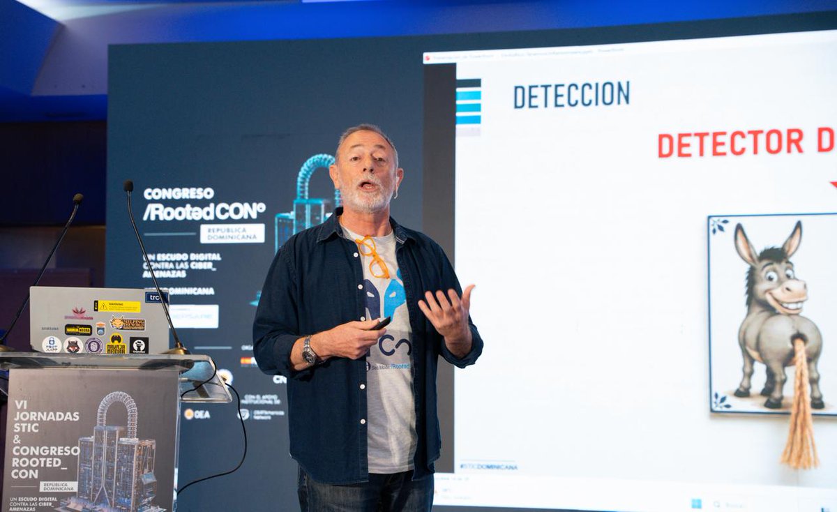 rootedcon's tweet photo. Entramos en la última hora de #STICDOMINICANA 🇩🇴

Estamos cerrando una edición increíble, con speakers de altísimo nivel como Emilio Rico (@Emilio_RR), David Barroso (@lostinsecurity), Inés Mariza Romero y muchos más.

Desde #RootedCON, queremos dar las gracias a speakers, formadores, asistentes y a todo el equipazo que ha hecho posible este evento.

📢 A las 19:30, ceremonia de clausura.