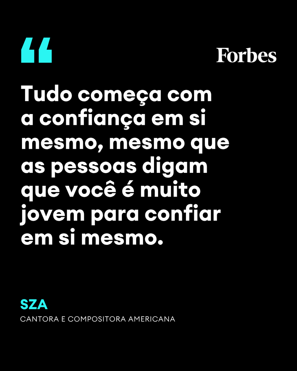 ForbesBR's tweet photo. SZA, nome artístico de Solána Imani Rowe, é uma cantora e compositora americana que redefiniu o cenário do R&B contemporâneo. Com o lançamento do álbum "SOS", ela quebrou recordes históricos em plataformas de streaming e liderou a parada Billboard 200 por múltiplas semanas, consolidando-se como uma das artistas de maior sucesso comercial da atualidade.

#ForbesBR #ForbesMulher #FraseDoDia #SZA #IndústriaMusical