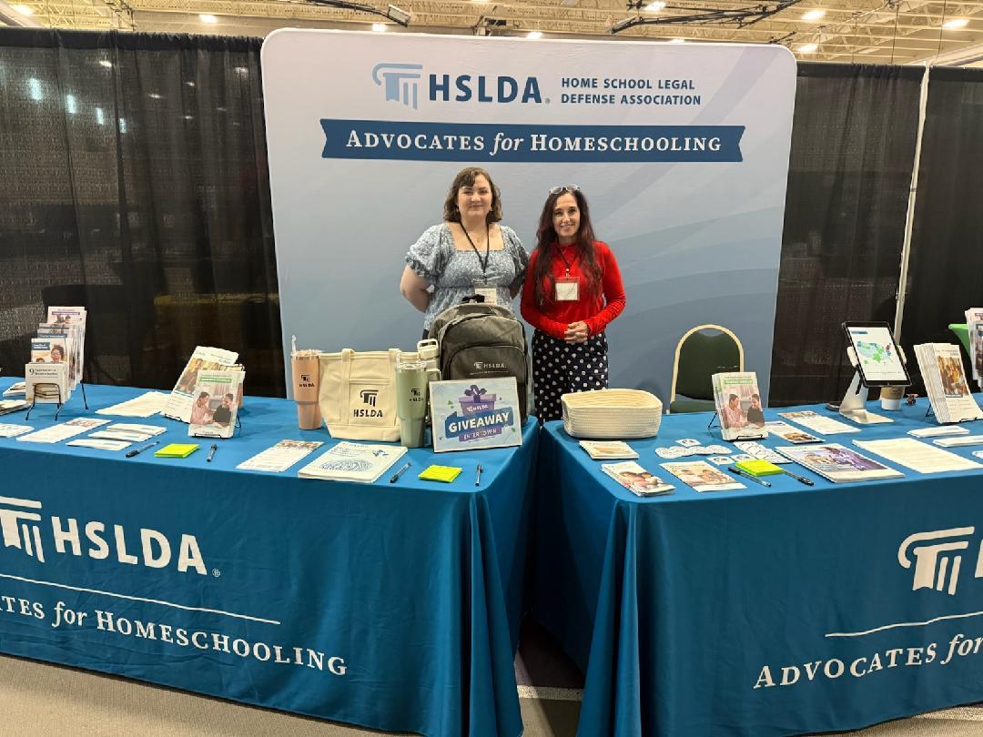 HSLDA's tweet photo. We’re at the ICHE conference in Illinois this weekend! 

It’s a great chance to meet other homeschoolers, browse curriculum, and get some encouragement and practical tips from speakers! 

If you’re attending, stop by our booth to say hi and chat homeschool advocacy! Bonus: Check out our conference pricing!
