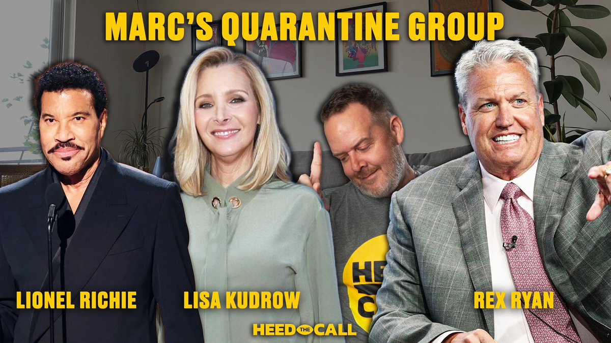 HeedTheCallPod's tweet photo. The Rule: Choose three public figures (no family) to spend one month of quarantine with, and one of those people must be in the NFL orbit.

The Question: Who chose the best group? https://t.co/riTa2PN56r