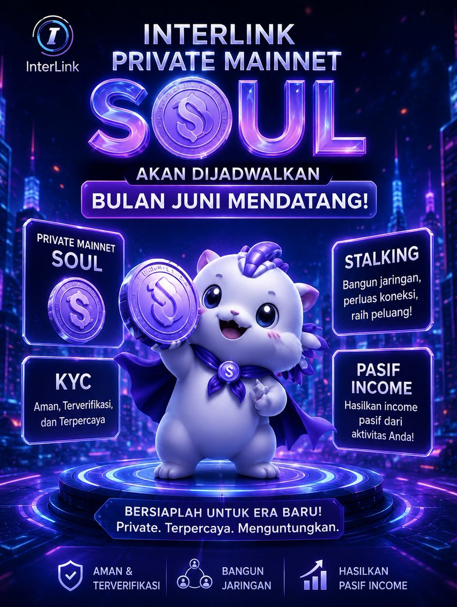 ArFsrmy's tweet photo. Private mainet is coming soon to reward the community that has fought so far. KYC, stalking and vesting system will be coming soon
#InterLink #ITLG #ITL https://t.co/kriCs9nTbw