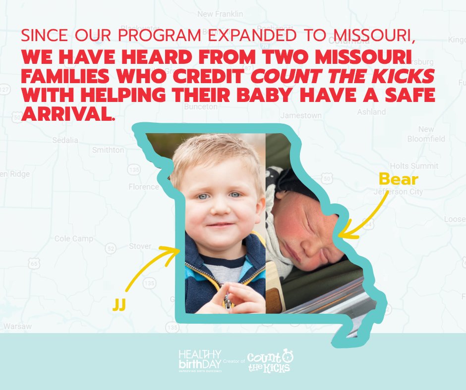 CounttheKicksUS's tweet photo. Data shows progress in stillbirth prevention in Missouri since the launch of @CounttheKicksUS in 2018 in partnership with the @HealthyLivingMo. Healthy Blue’s Affiliated Foundation has been a significant factor in improving birth outcomes with us since 2023. https://t.co/F91tO75YHV