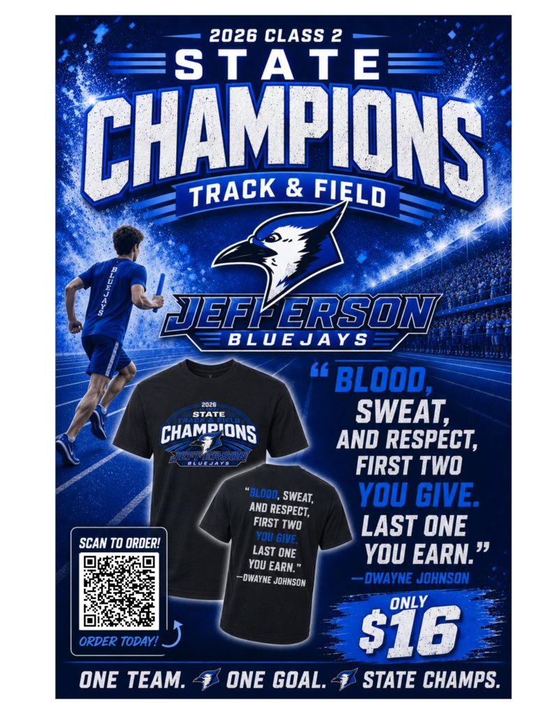 R7Activities's tweet photo. 👟 TRACK STATE CHAMPIONS SHIRT!! 👕

Order your 2026 Class 2 State Track &amp; Field State Champions Shirt today!!

💵 $16.00
🔗 https://t.co/75p4n3ktzX https://t.co/mNUpiXXhlV