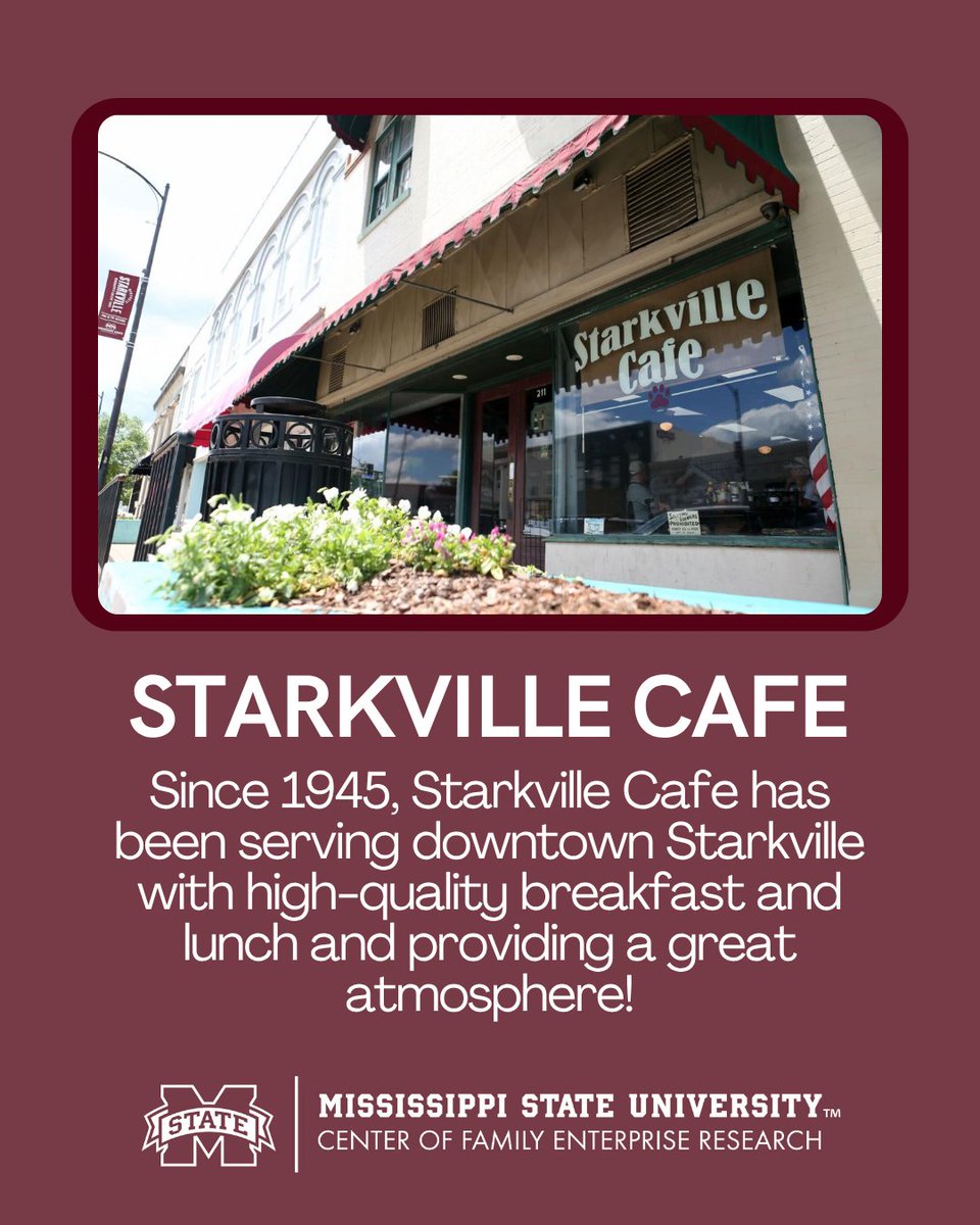 MSUBusiness's tweet photo. This Friday, we want to highlight a family-owned business in the city of Starkville that deserves your support! https://t.co/SNSmrXbmuW