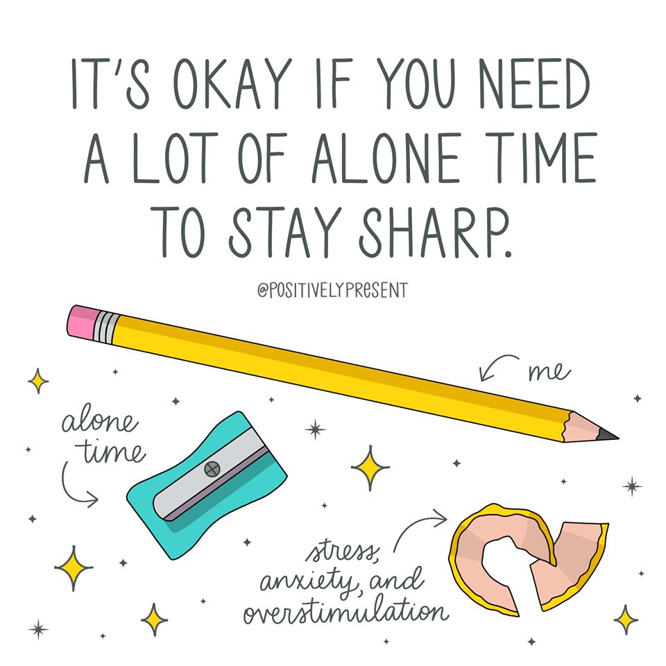 EdSupportUK's tweet photo. Alone time can sometimes be helpful. It can help you manage emotions and recharge 💙

Remember we're still here if you need someone to talk to.

Our helpline is available to all teachers and education staff 📞 08000 562 561

📸 FB: PositivePresent https://t.co/cUEyCrjEJs