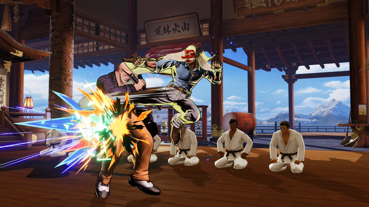 FATALFURY_PR's tweet photo. MR. KARATE stuns in FATAL FURY: City of the Wolves 🤩

#FatalFury https://t.co/GGkL2K33cv