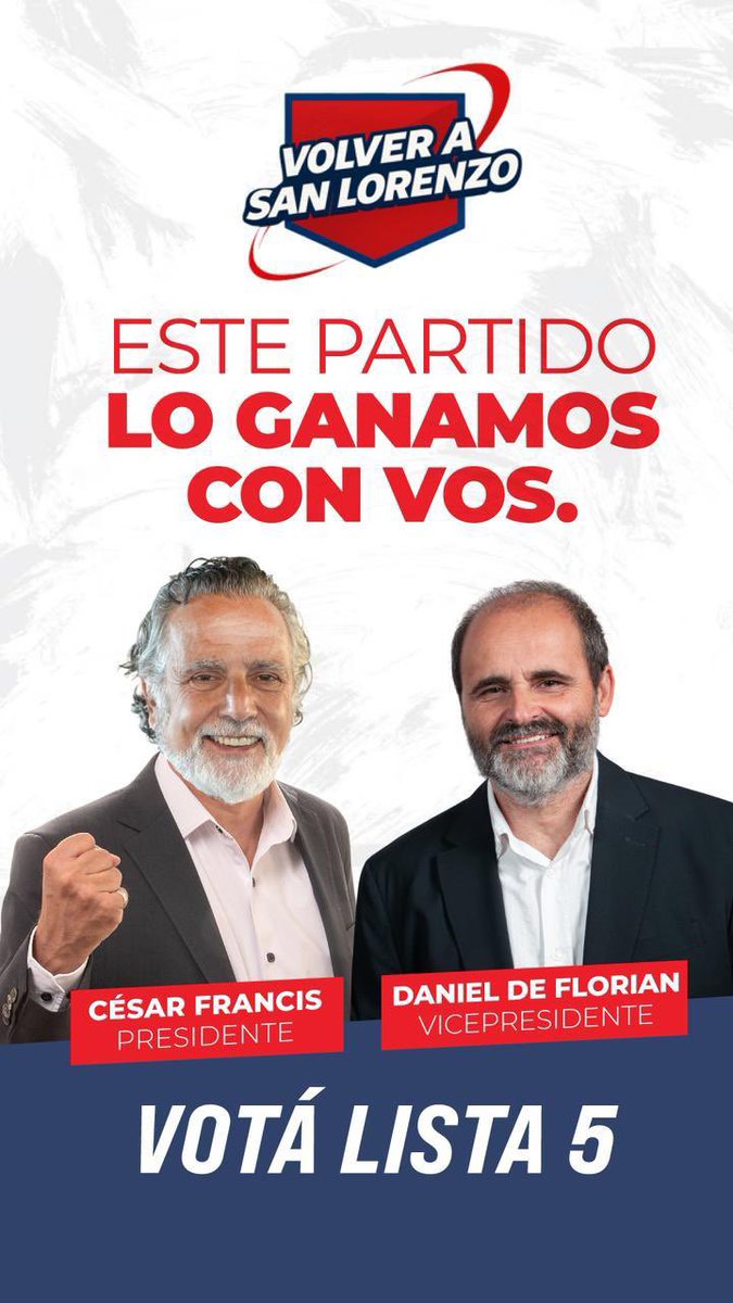 deflorian's tweet photo. #FrancisPresidente para salvar a San Lorenzo https://t.co/Ip827BJxO3